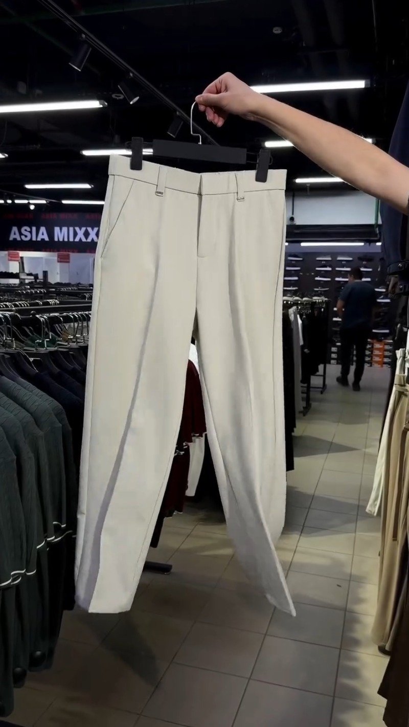 Urban Chic Striped Button-Down Shirt and Trouser Ensemble