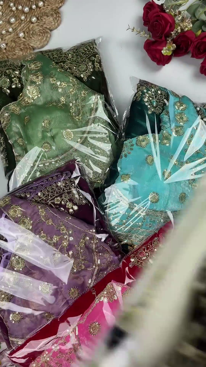 Premium Designer Blouse Collection: Assorted Festive Silk & Velvet Blouses