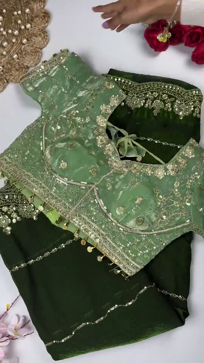Premium Designer Blouse Collection: Assorted Festive Silk & Velvet Blouses