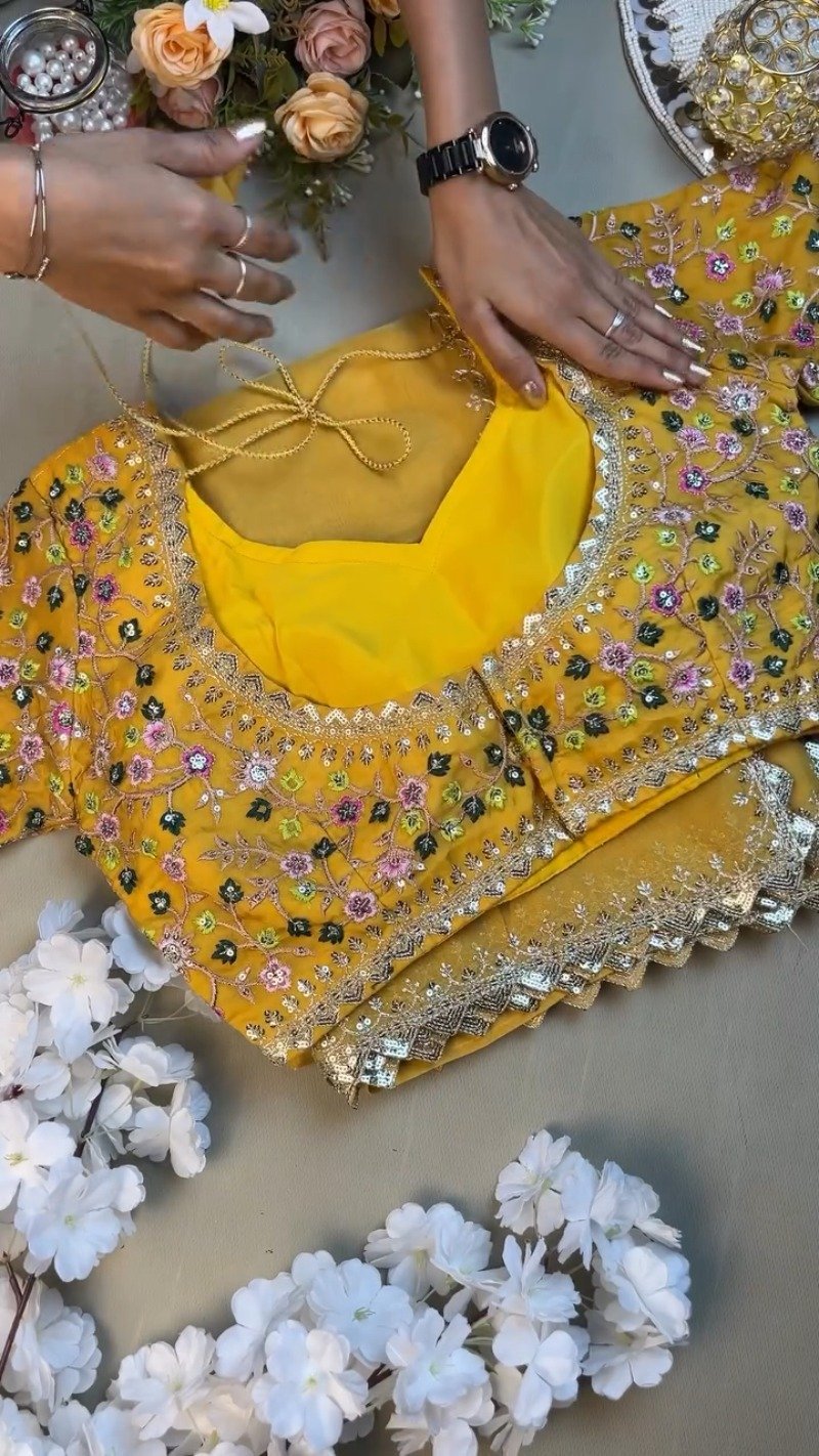 Sunshine Radiance Embroidered Silk Kurta & Dupatta Set