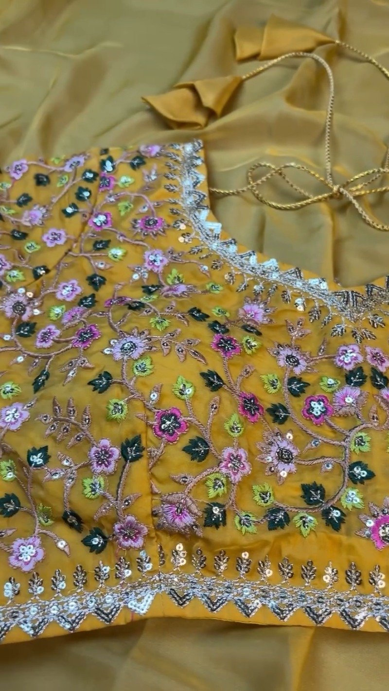 Sunshine Radiance Embroidered Silk Kurta & Dupatta Set