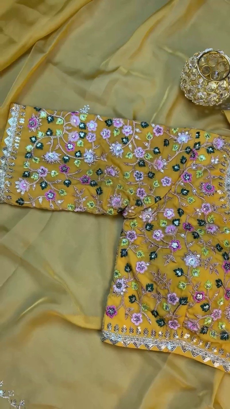 Sunshine Radiance Embroidered Silk Kurta & Dupatta Set