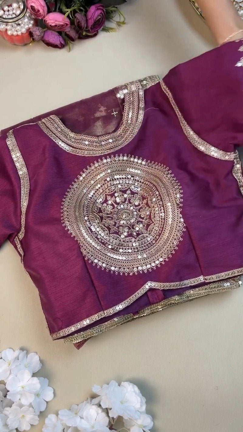 Royal Plum & Sage Green Embellished Sequined Suit Set – Available in Plum & Sage Green