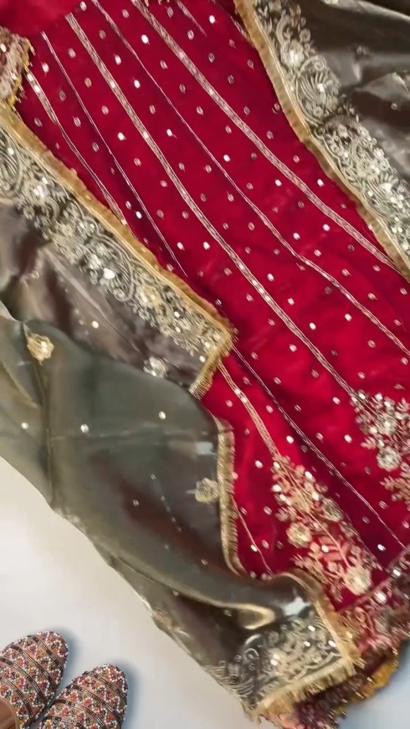 Regal Embroidered Silk Kurta & Dupatta Ensemble – Available in Burgundy & Midnight Black