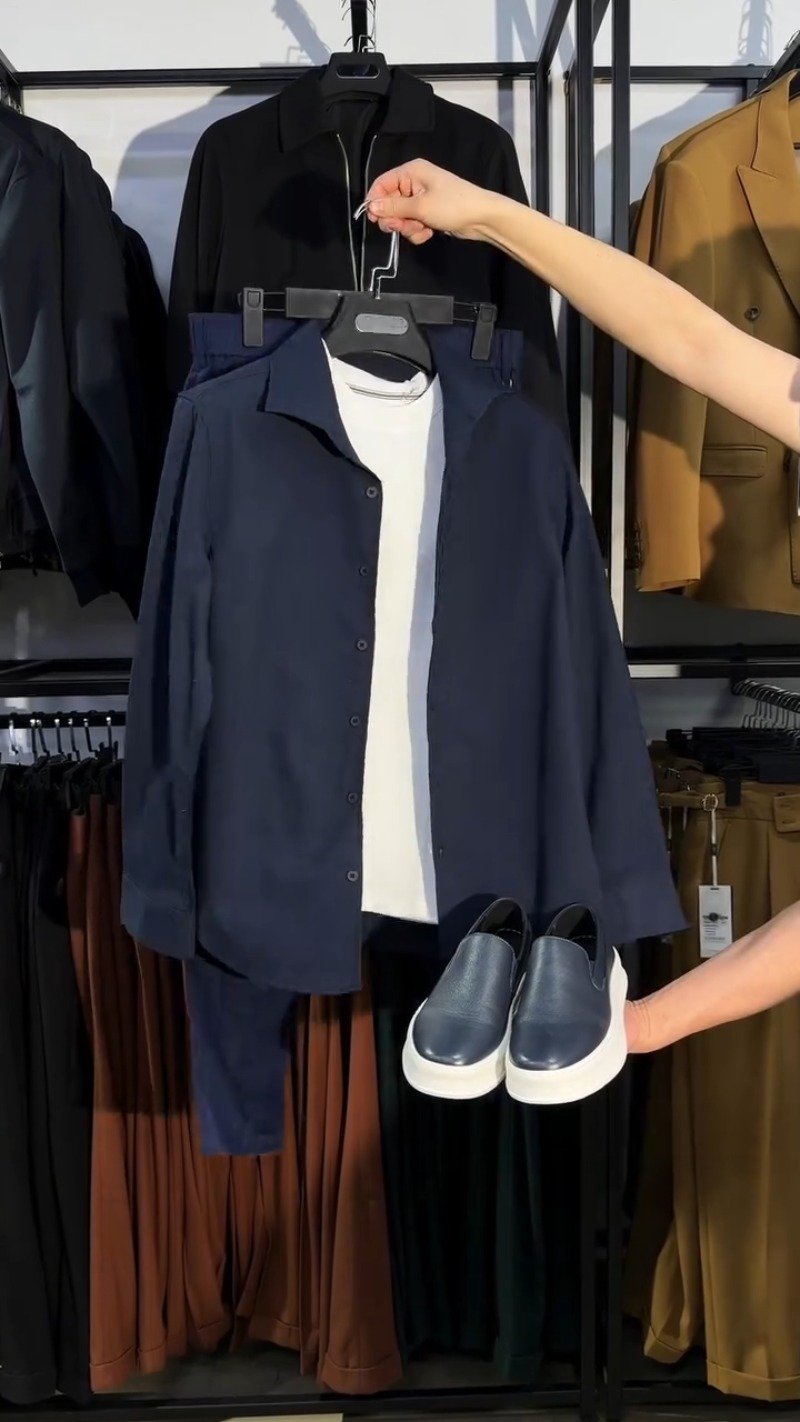 Modern Minimalist Casual Co-ord Set – Available in Brown, Black, White & Navy