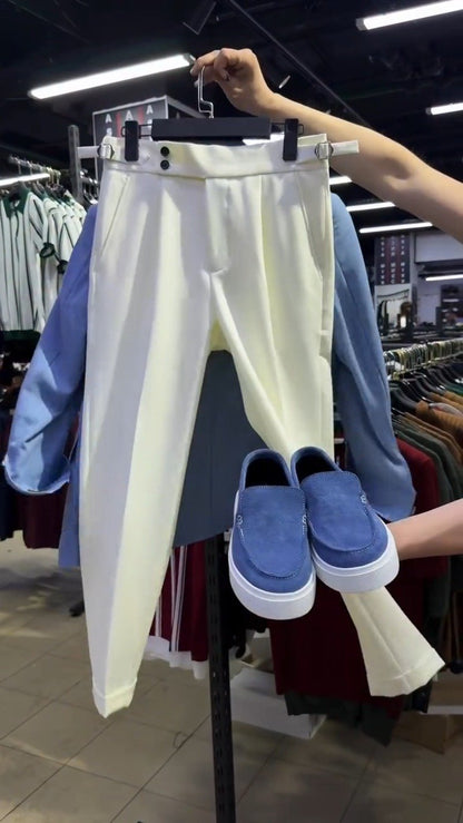 Urban Sophisticate Modern Blazer & Trouser Set – Available in Sky Blue, Tan & Obsidian Black