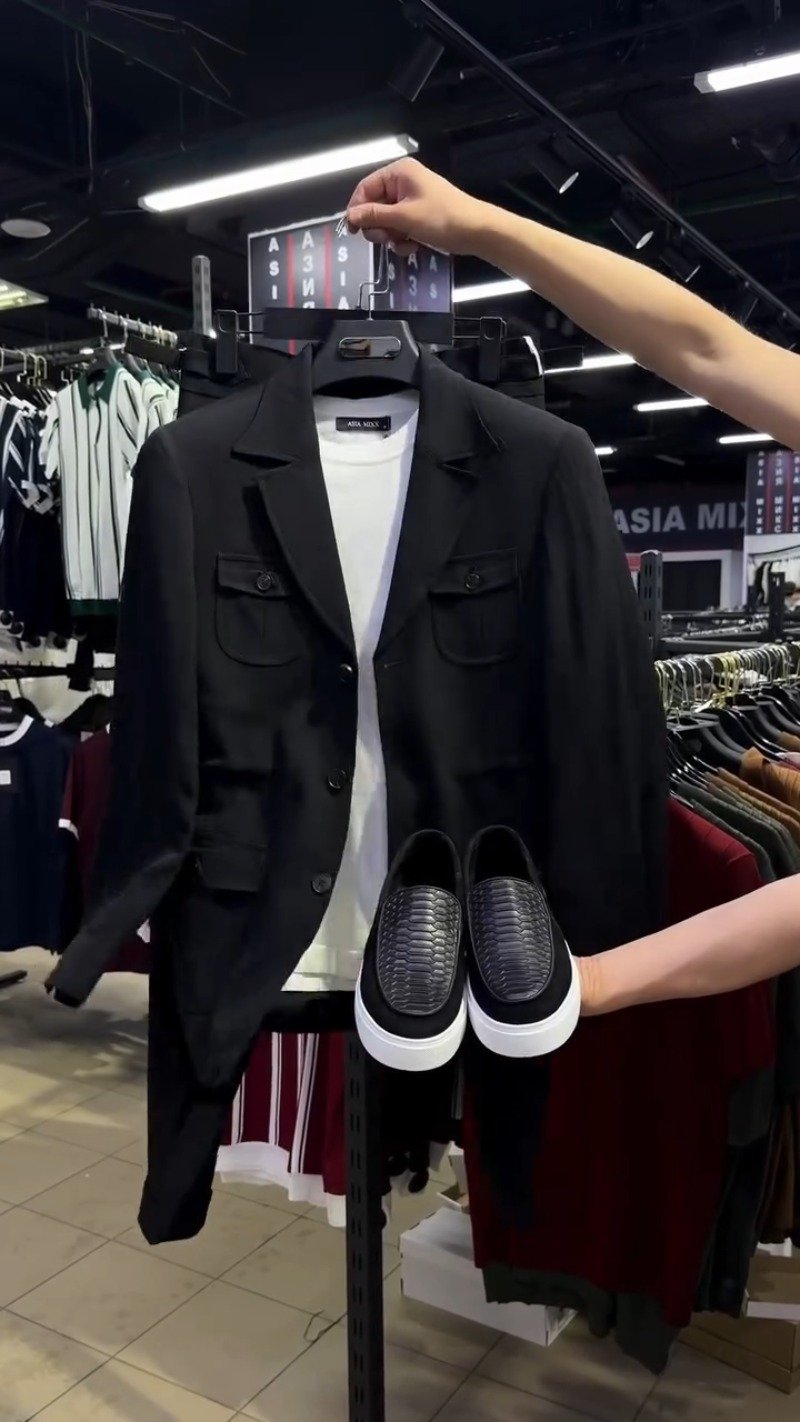 Urban Sophisticate Modern Blazer & Trouser Set – Available in Sky Blue, Tan & Obsidian Black