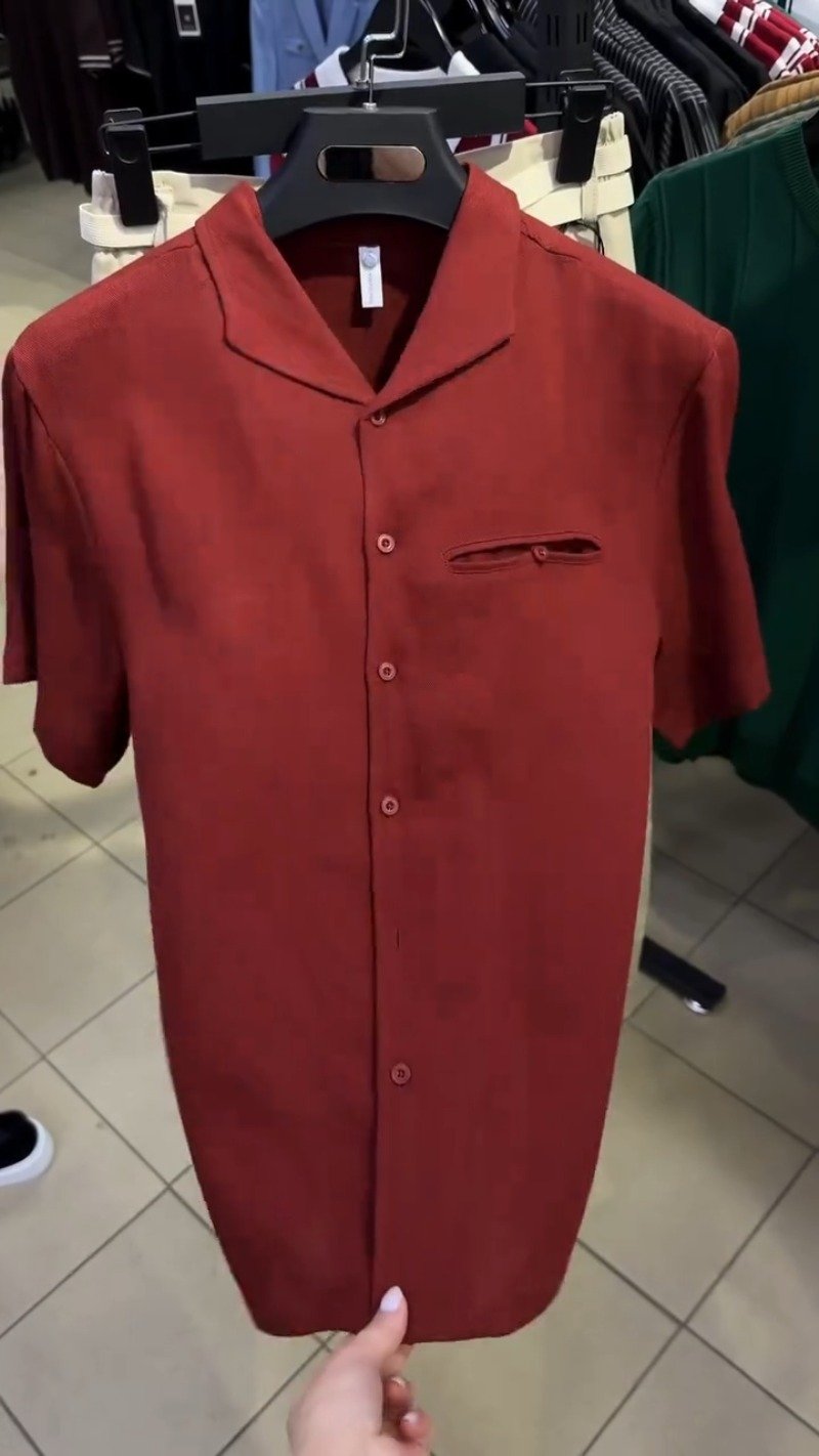 Rustic Earth Short-Sleeved Casual Co-ord Set – Available in Terracotta & Beige Tones
