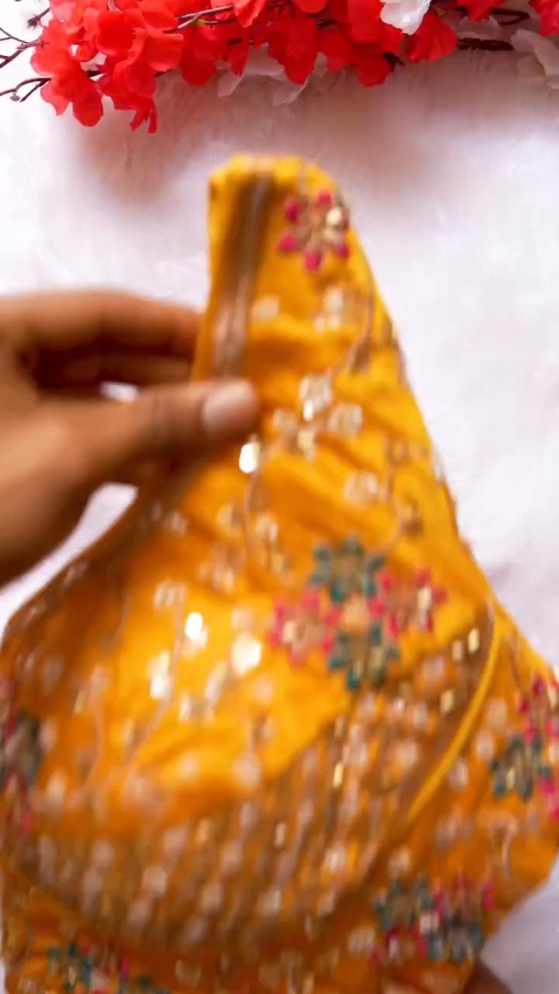 Opulent Hand-Embellished Sequin Blouse – Available in Red, White, Pink, Green & Purple