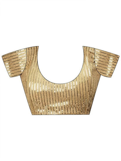 Sequinned Organza Saree