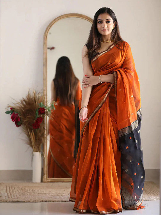 Woven Design Zari Banarasi Saree