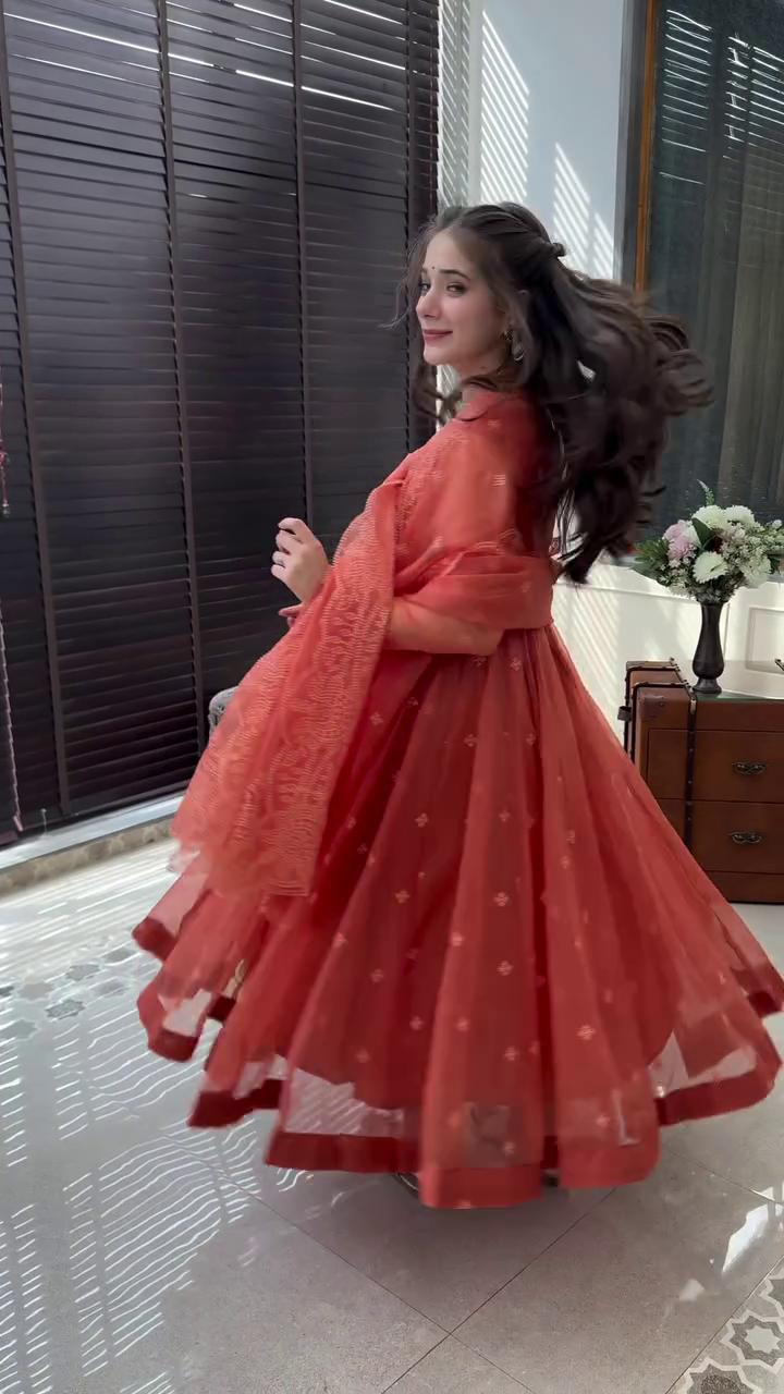 Aafreen Royale Allure Gown And Dupatta Set